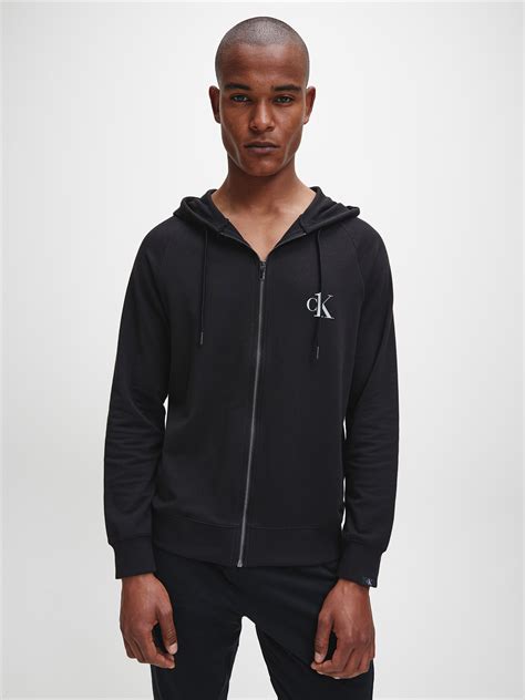 calvin klein zipper hoodie